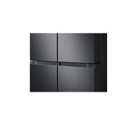 648L Beverage Showcase French Door Fridge Matte Black gallery detail image