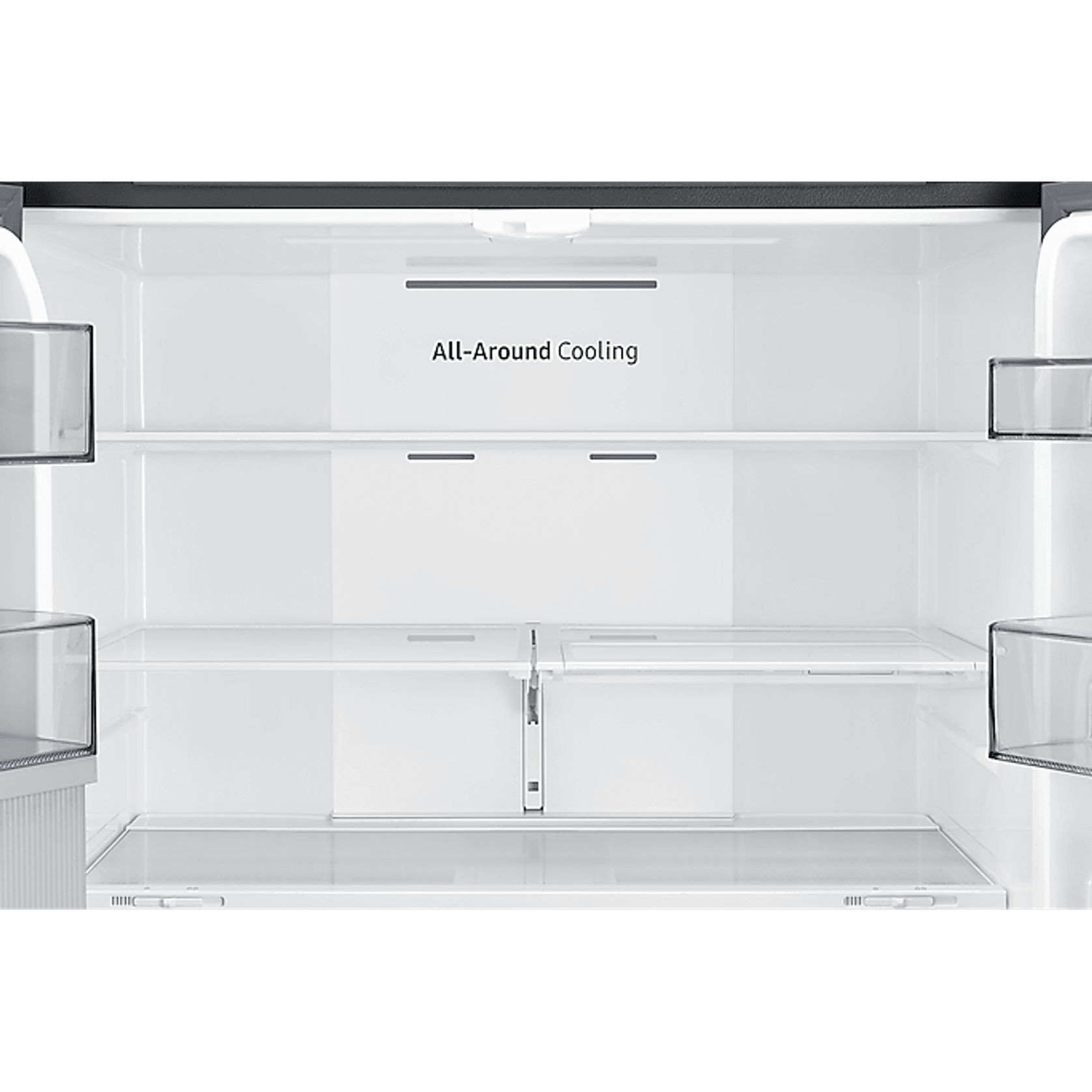 648L Beverage Showcase French Door Fridge Matte Black gallery detail image