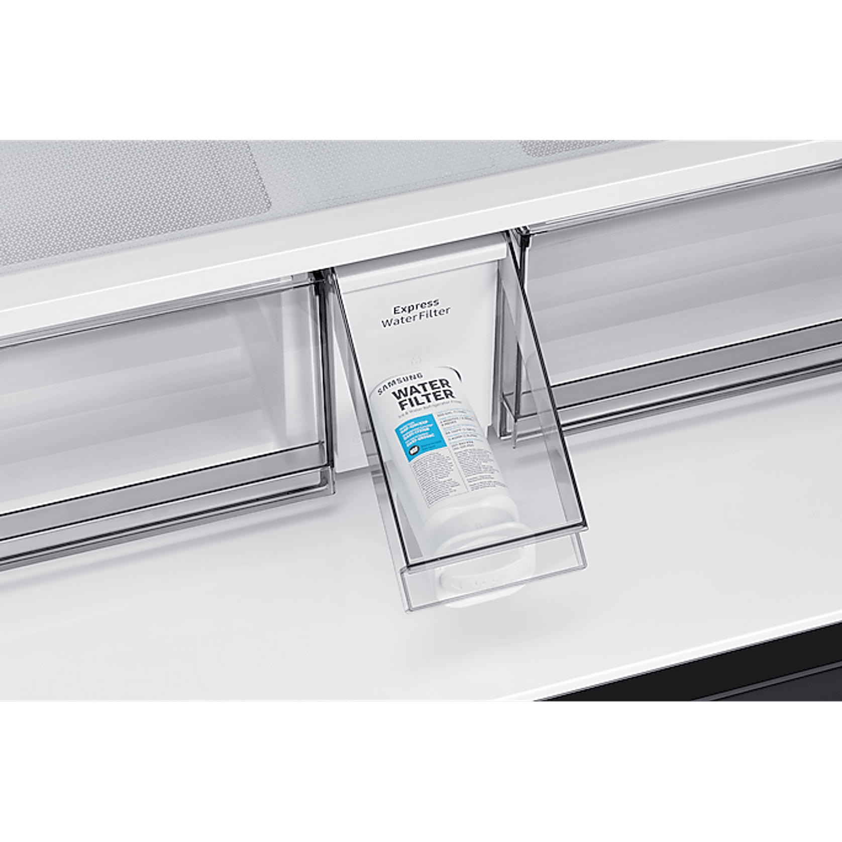 648L Beverage Showcase French Door Fridge Matte Black gallery detail image