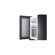 648L Beverage Showcase French Door Fridge Matte Black gallery detail image