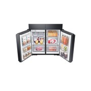 648L Beverage Showcase French Door Fridge Matte Black gallery detail image
