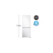 280L Bottom Mount Fridge All Around Cooling Snow White gallery detail image