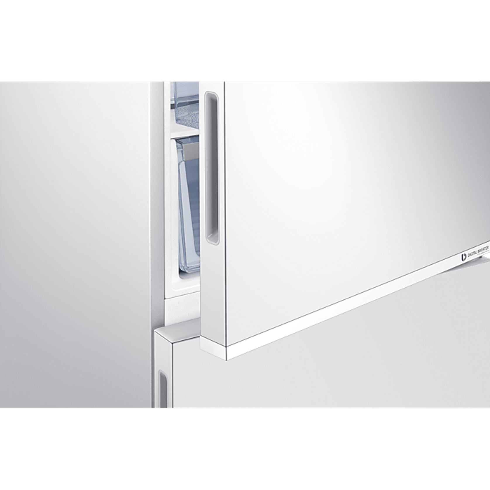 280L Bottom Mount Fridge All Around Cooling Snow White gallery detail image