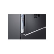 307L Bottom Mount Fridge All Around Cooling Matte Black gallery detail image