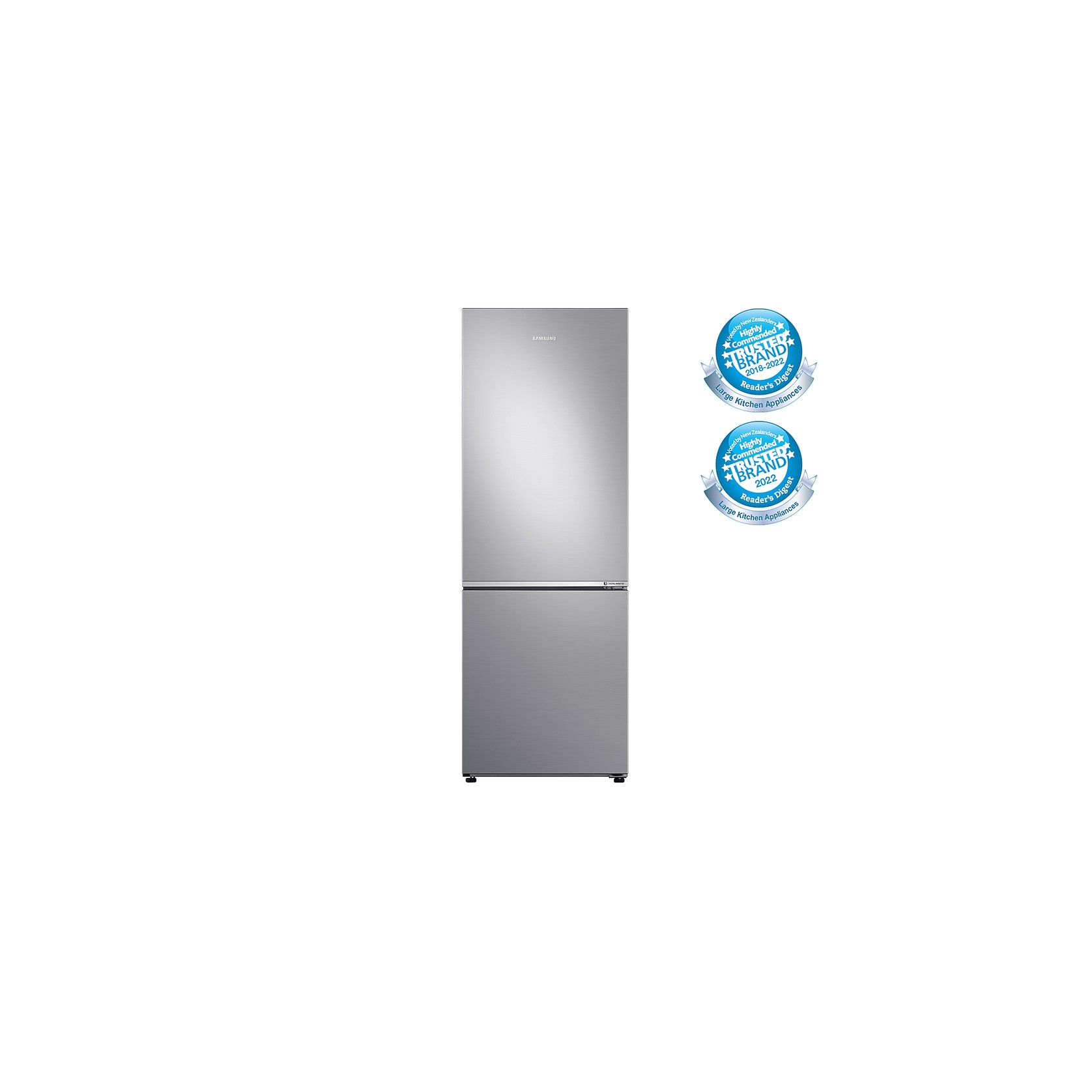 310L Bottom Mount Fridge All Around Cooling Elegant Inox gallery detail image