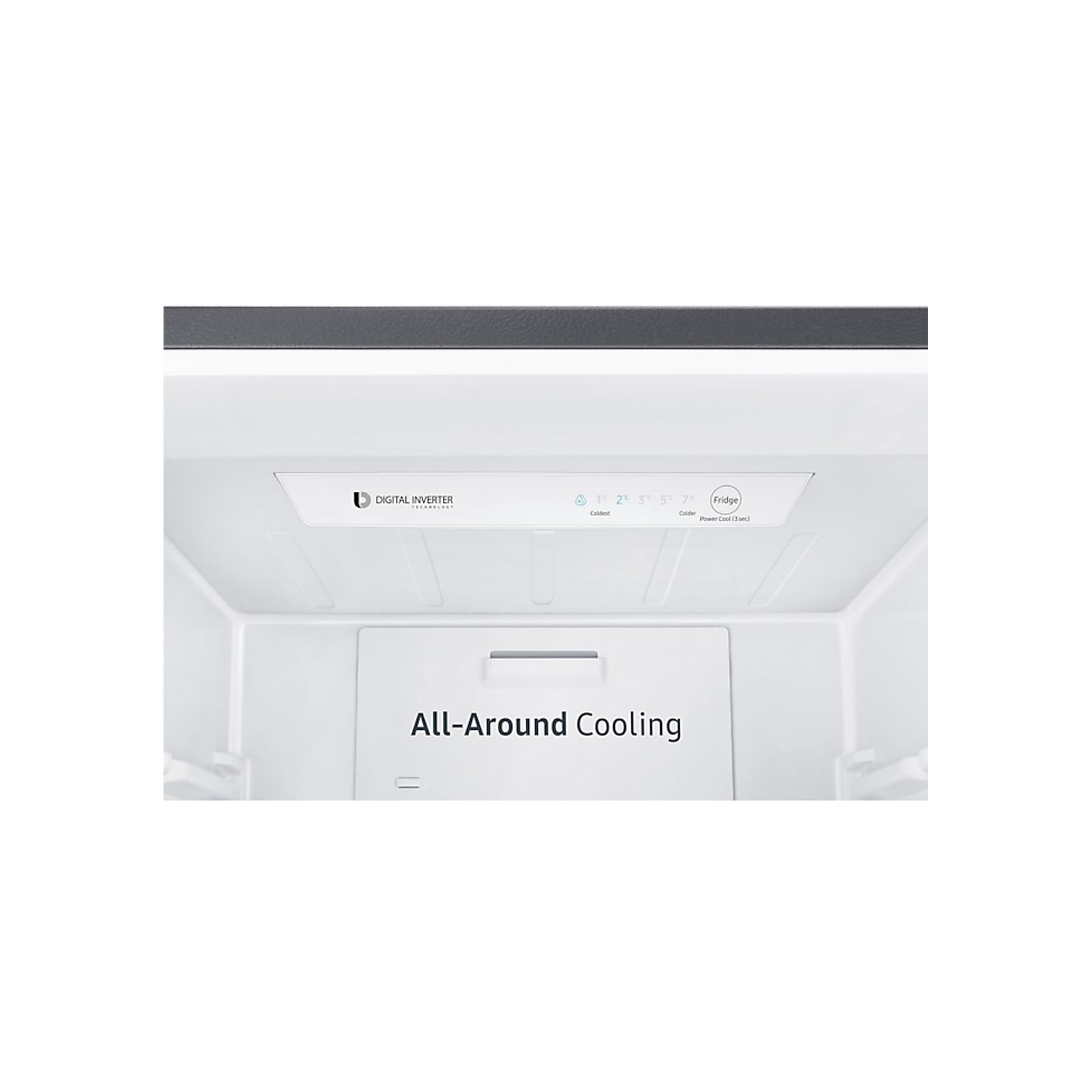 310L Bottom Mount Fridge All Around Cooling Elegant Inox gallery detail image