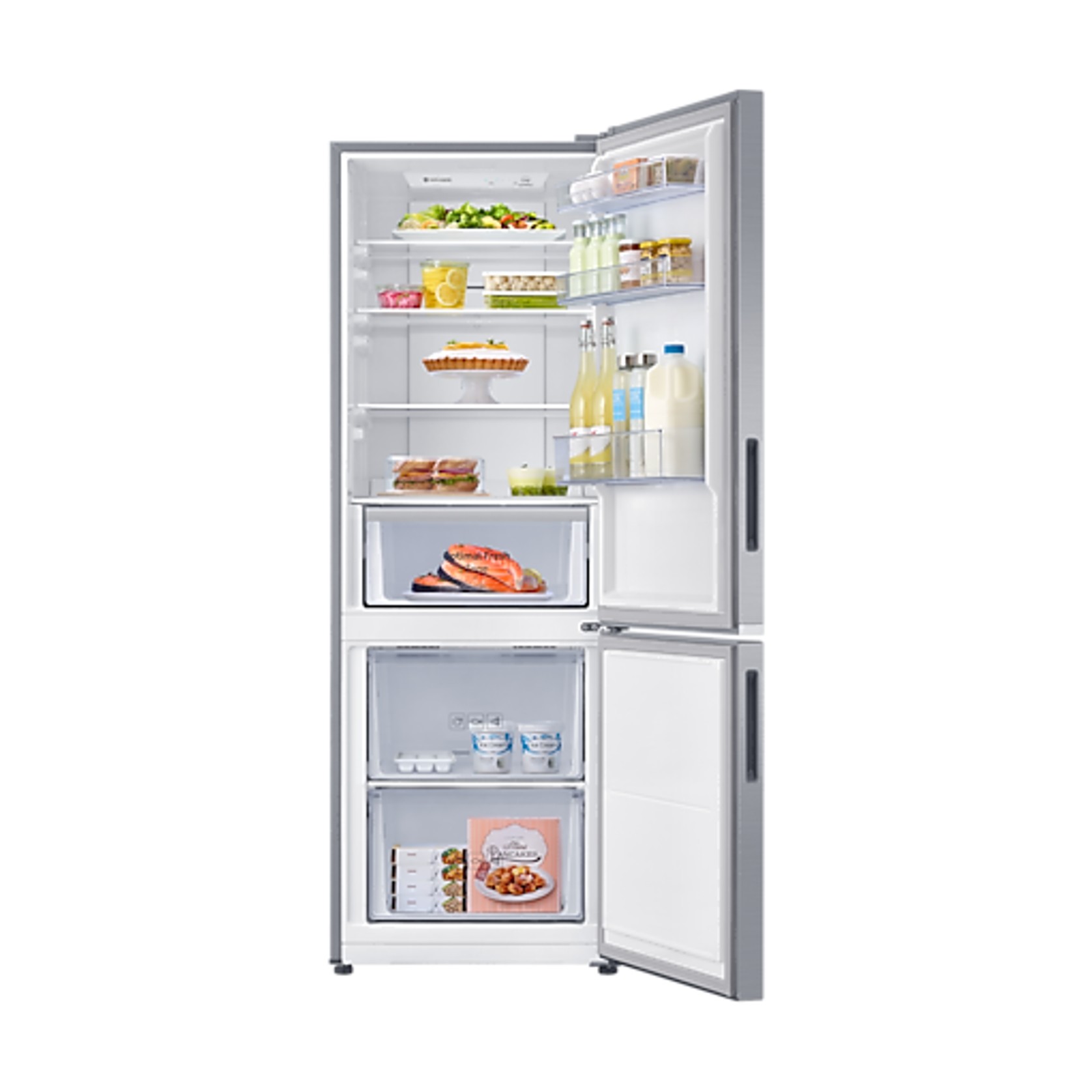 310L Bottom Mount Fridge All Around Cooling Elegant Inox gallery detail image