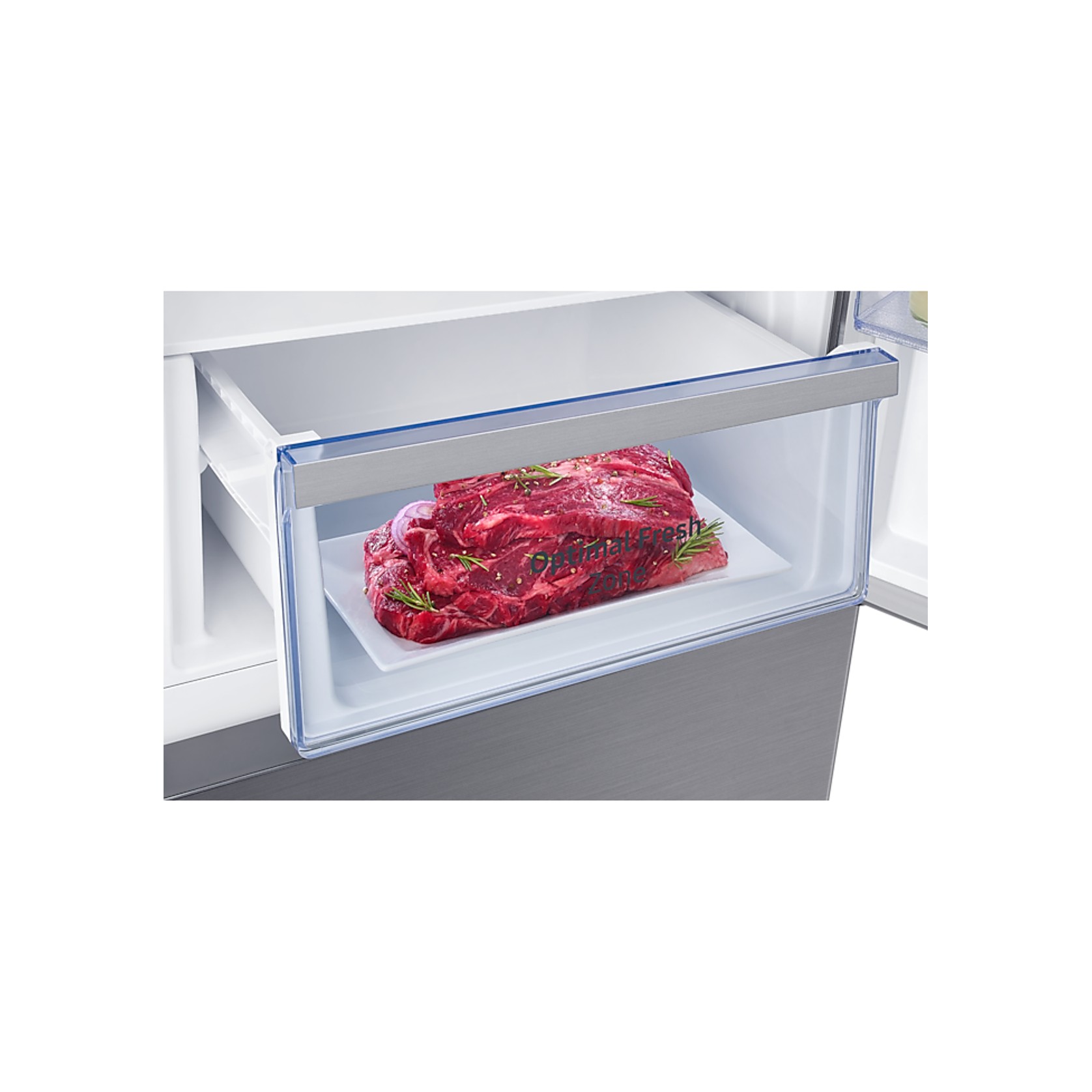 310L Bottom Mount Fridge All Around Cooling Elegant Inox gallery detail image
