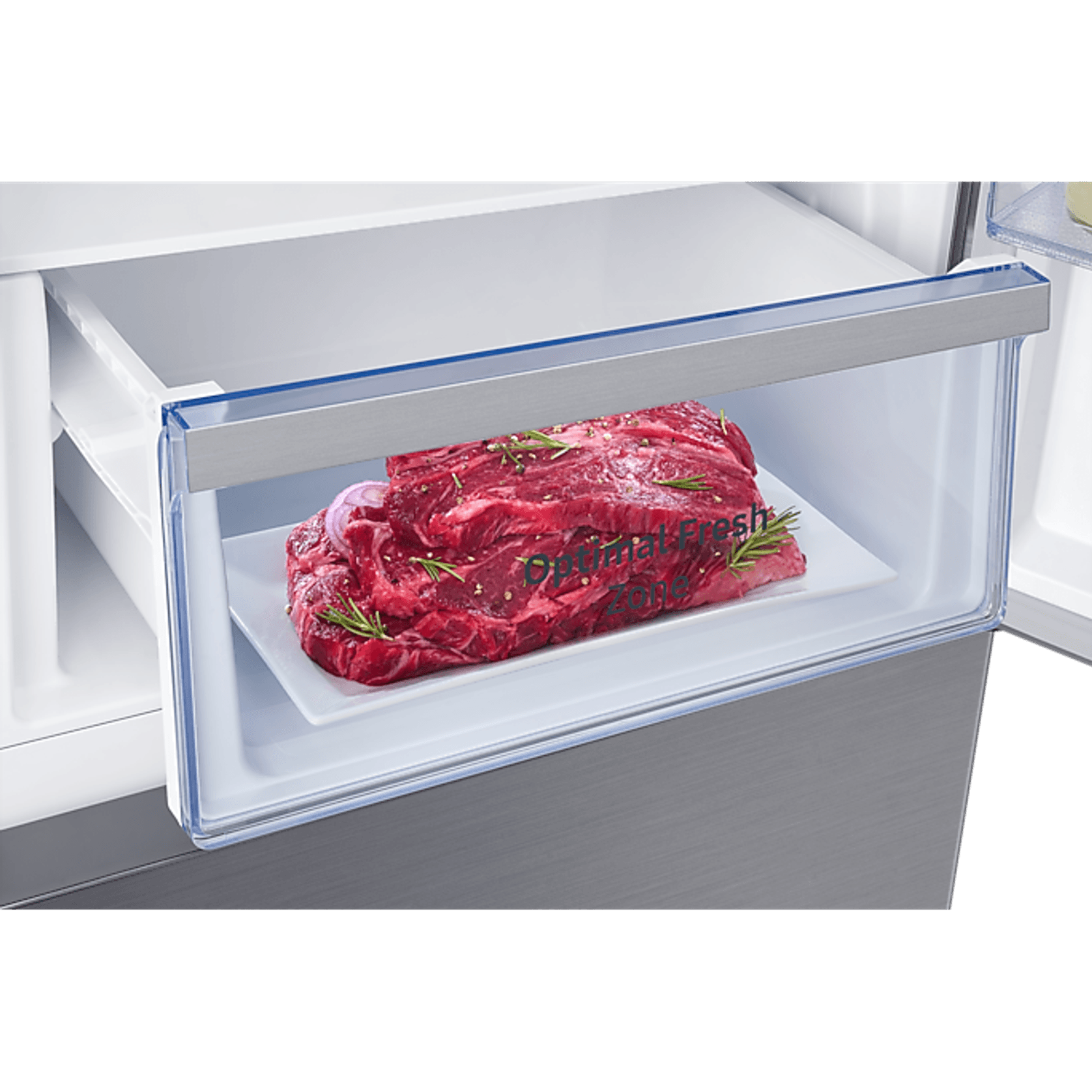 310L Bottom Mount Fridge All Around Cooling Elegant Inox gallery detail image