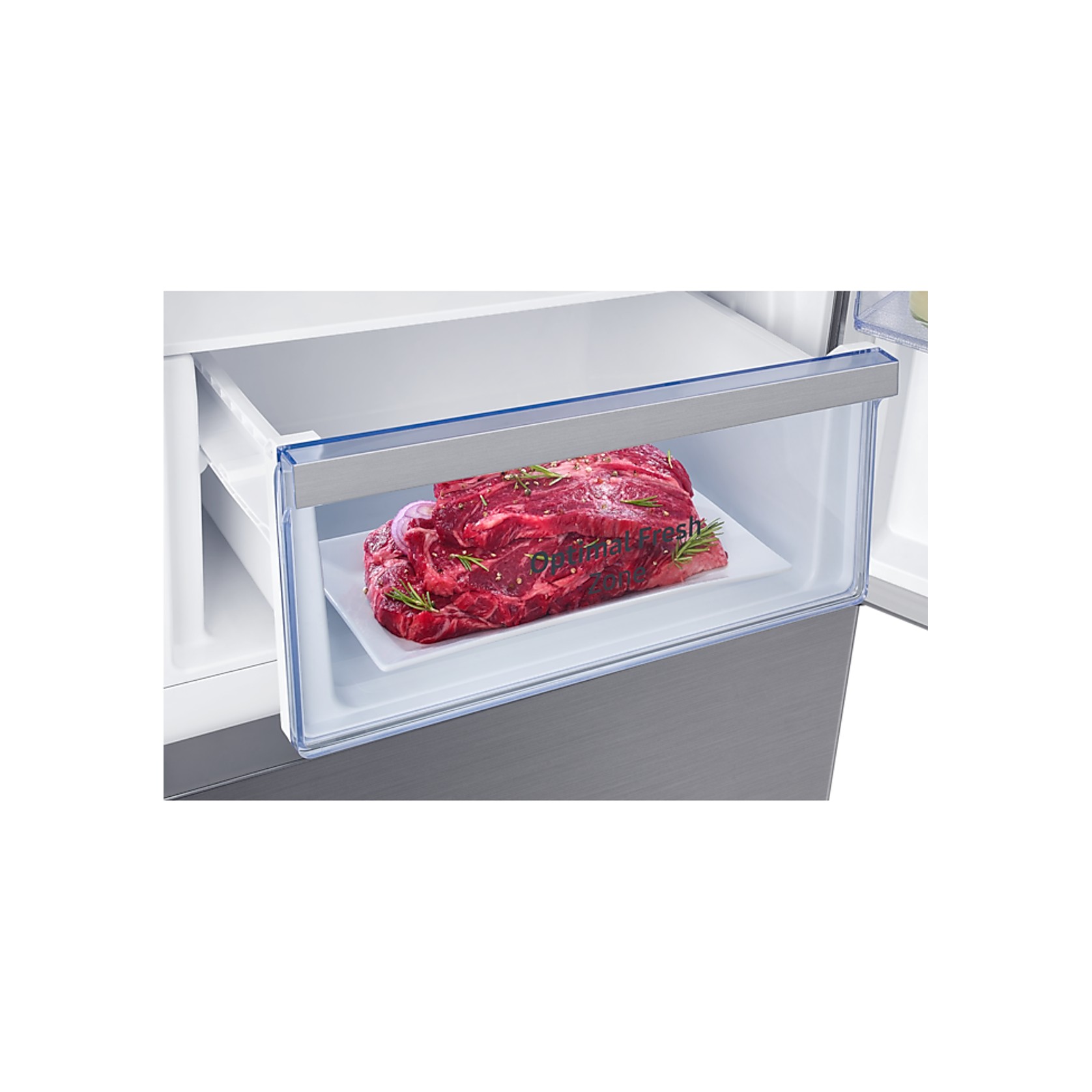 310L Bottom Mount Fridge All Around Cooling Snow White gallery detail image