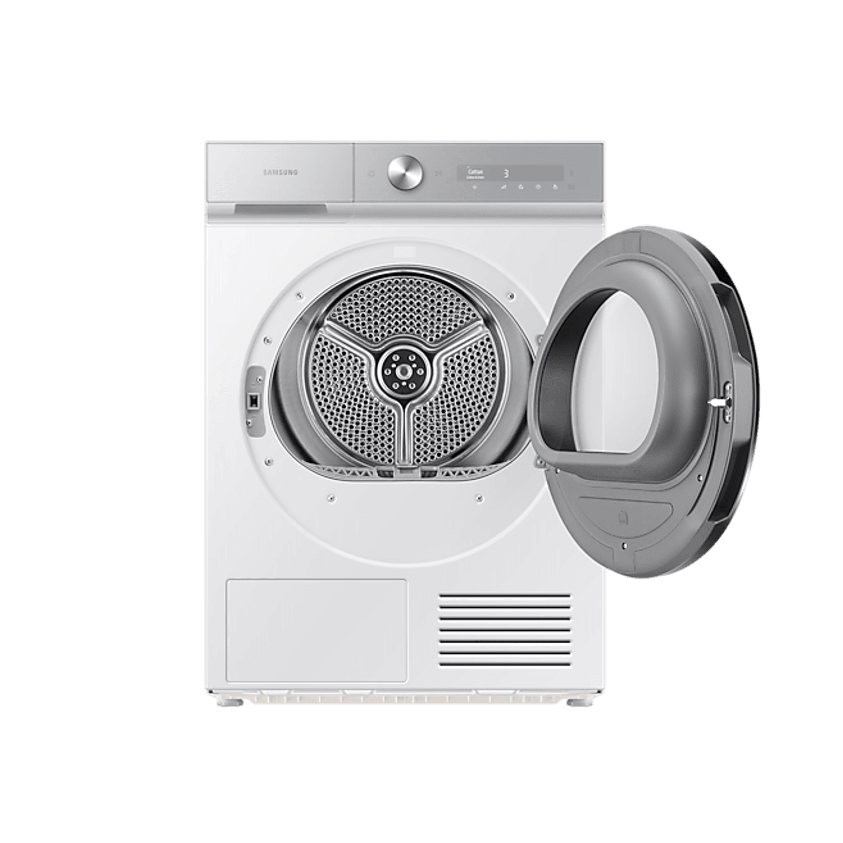 9kg BESPOKE White Smart Heat Pump Dryer with AI Dry gallery detail image