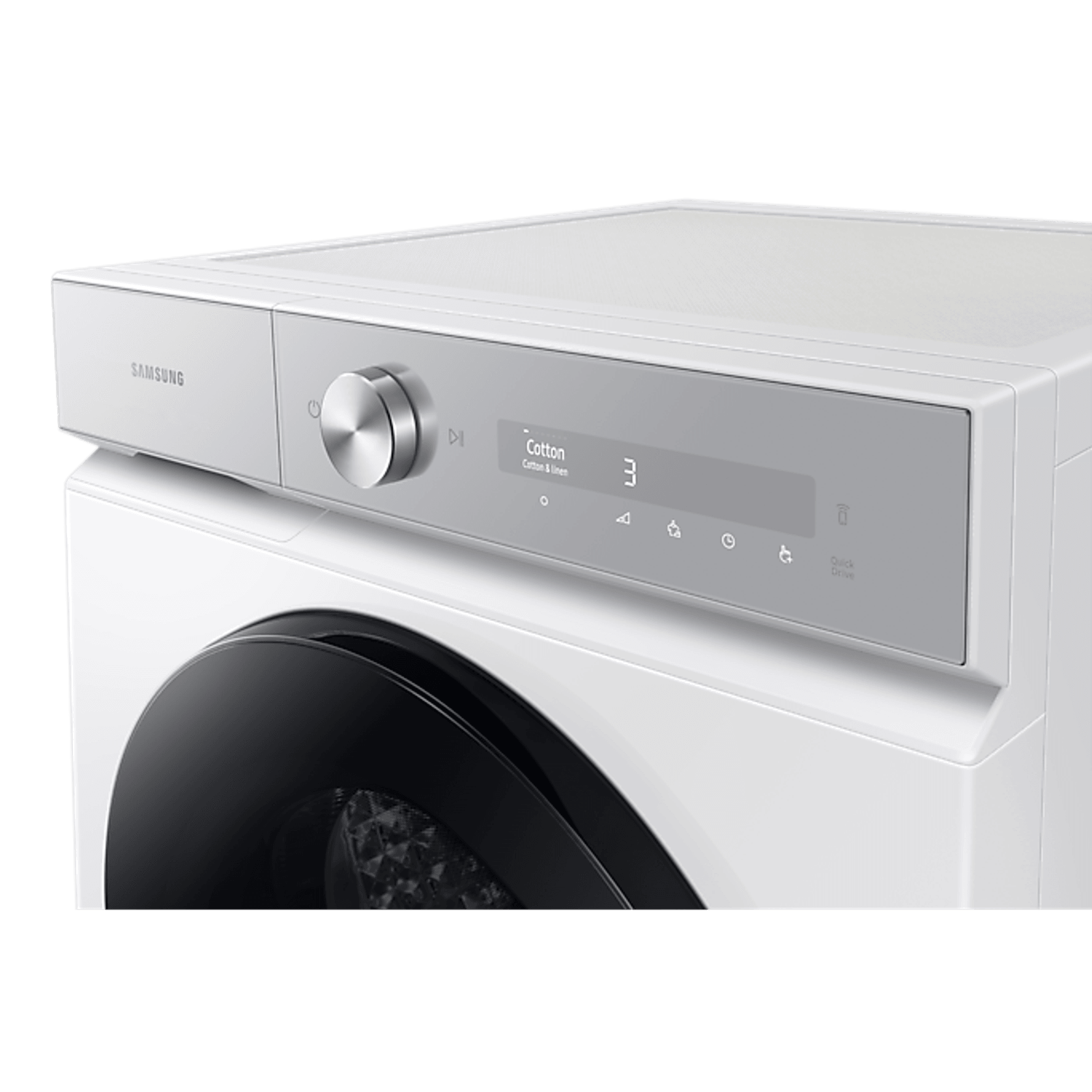 9kg BESPOKE White Smart Heat Pump Dryer with AI Dry gallery detail image