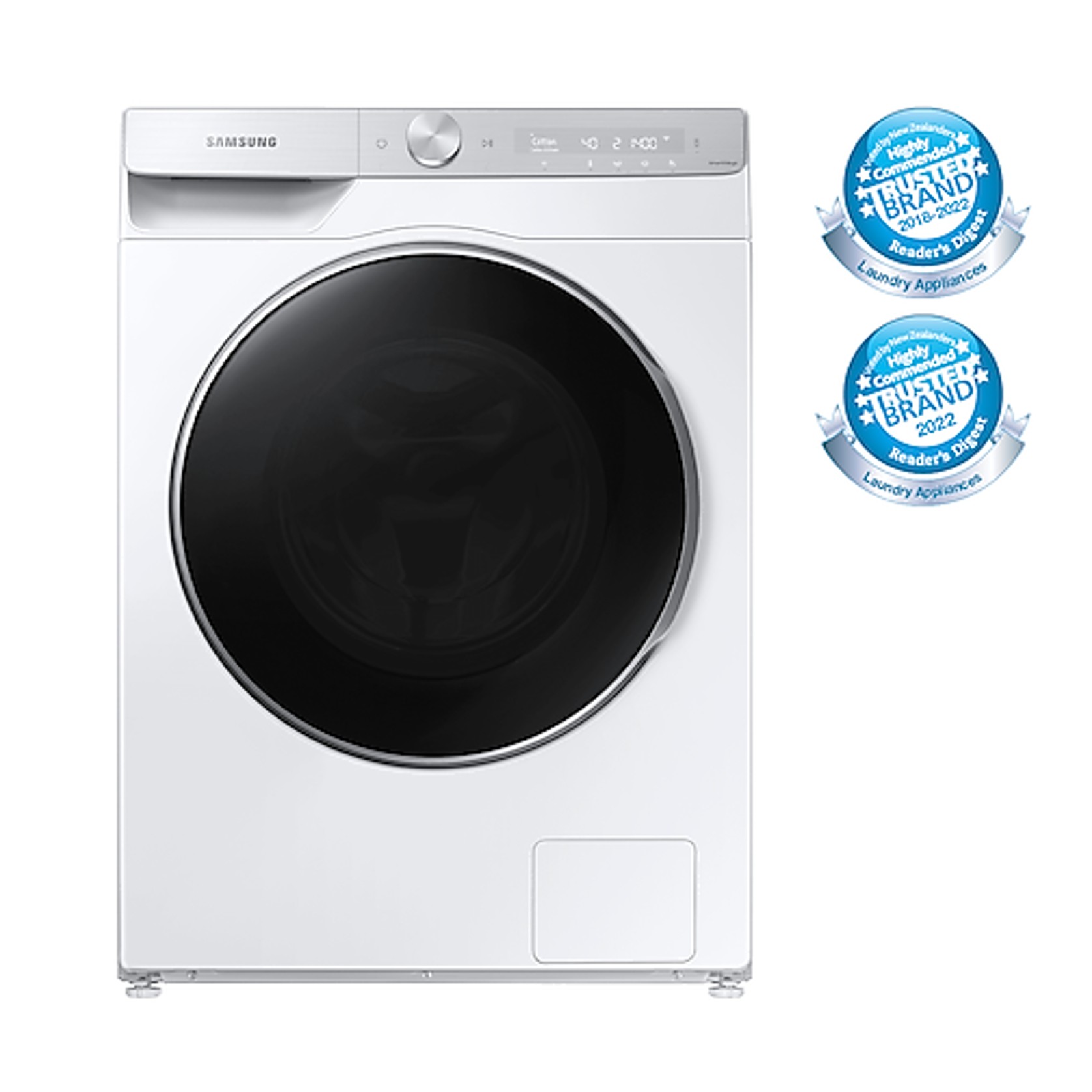 12kg BubbleWash™ Smart Front Load Washer (White) gallery detail image