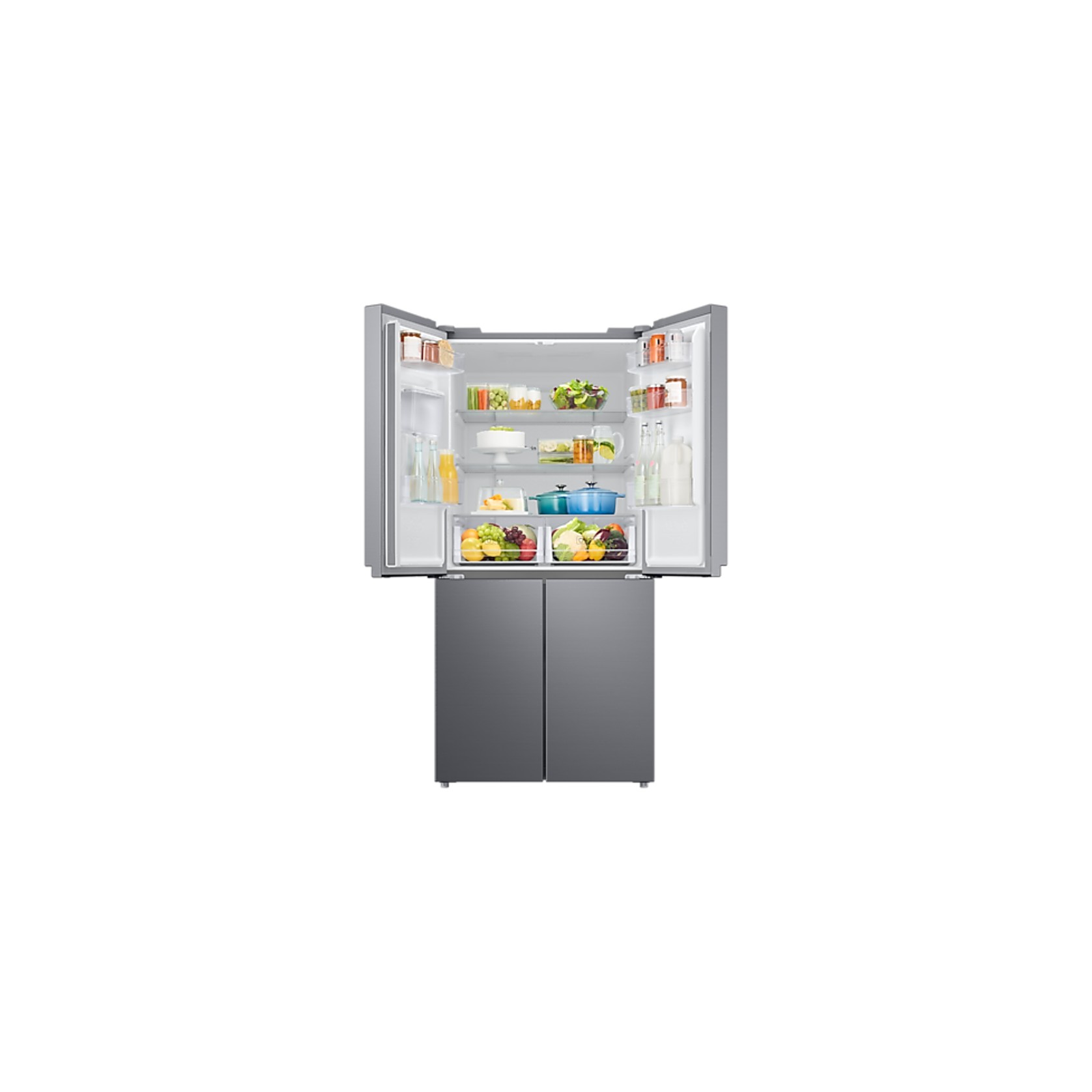 488L French Door Fridge Matte Silver gallery detail image
