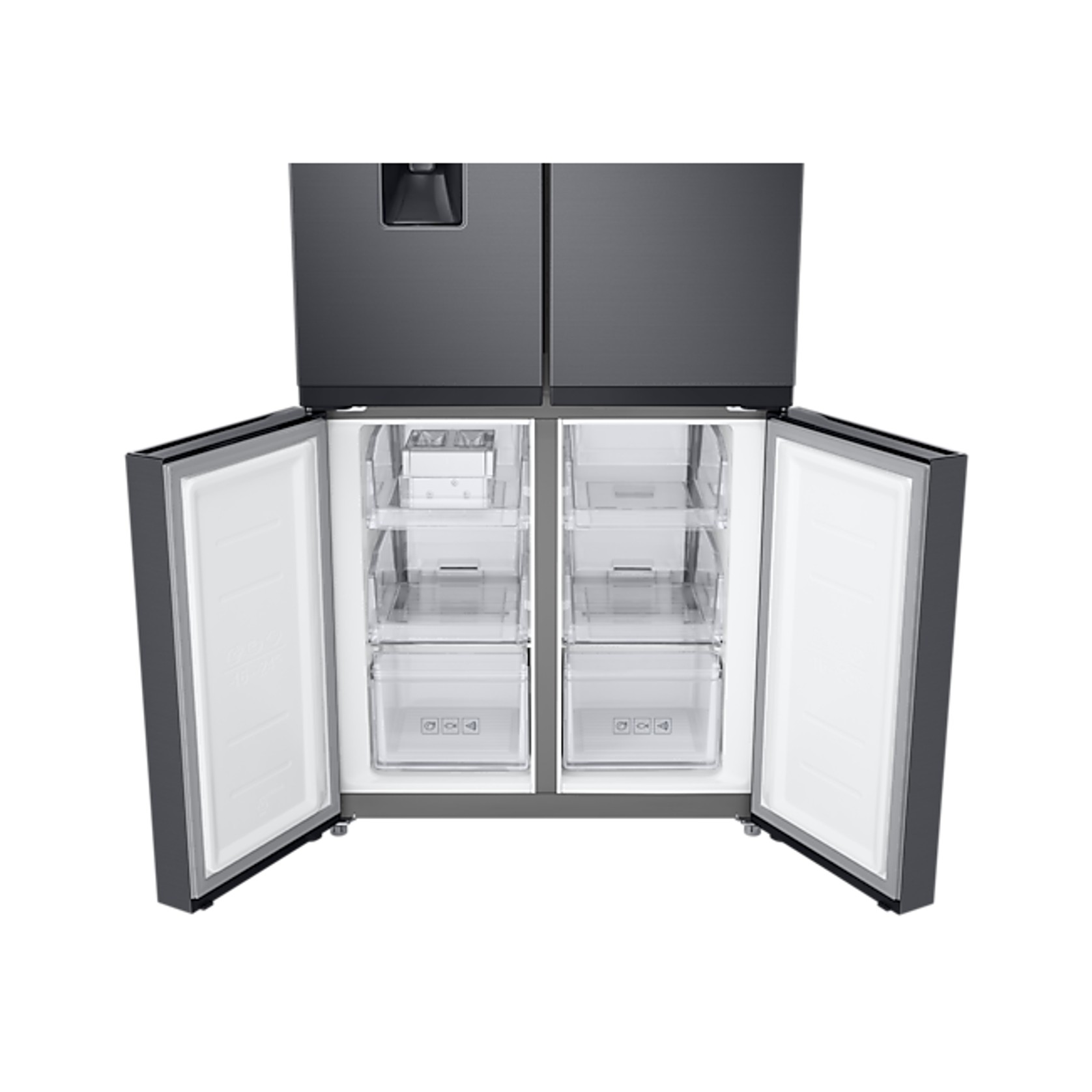 488L French Door Fridge Matte Black gallery detail image