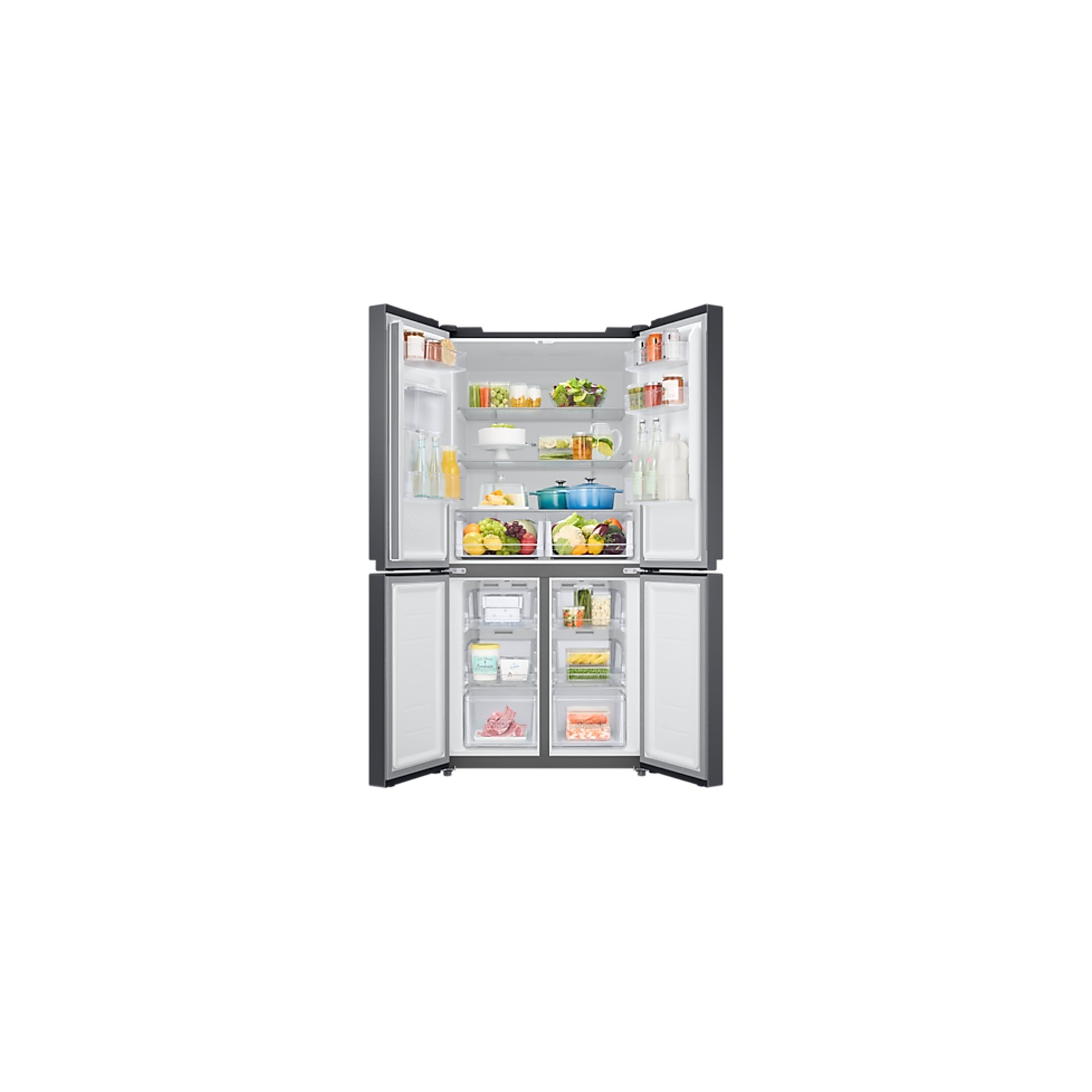 488L French Door Fridge Matte Black gallery detail image