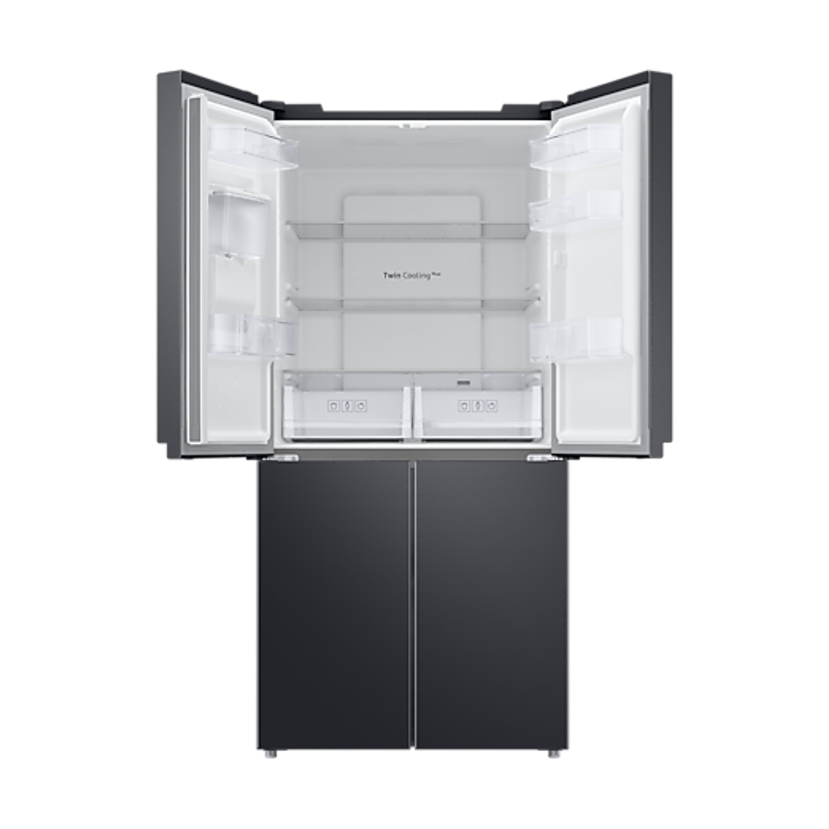 488L French Door Fridge Matte Black gallery detail image