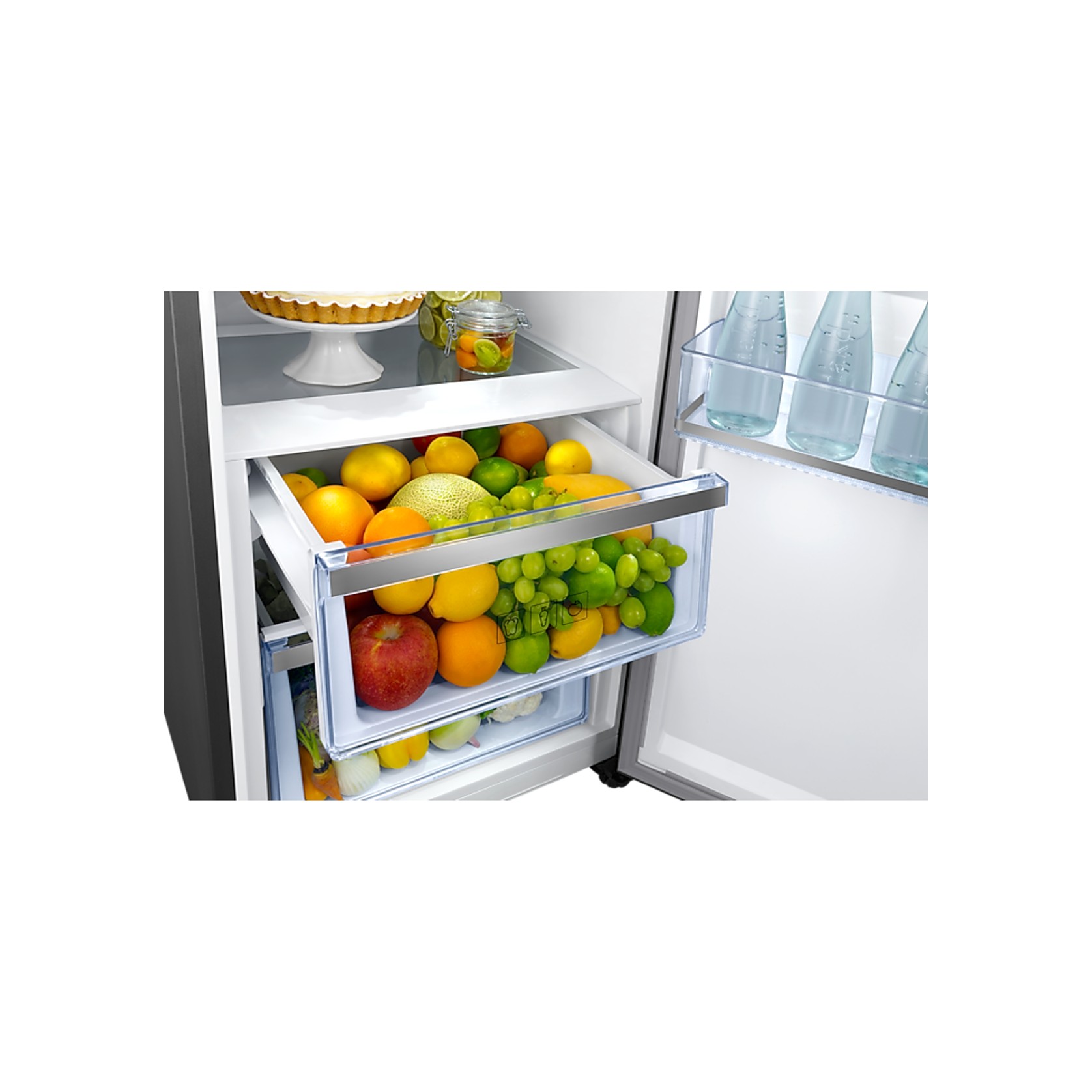 387L 1 Door Fridge All Around Cooling Refined Steel gallery detail image