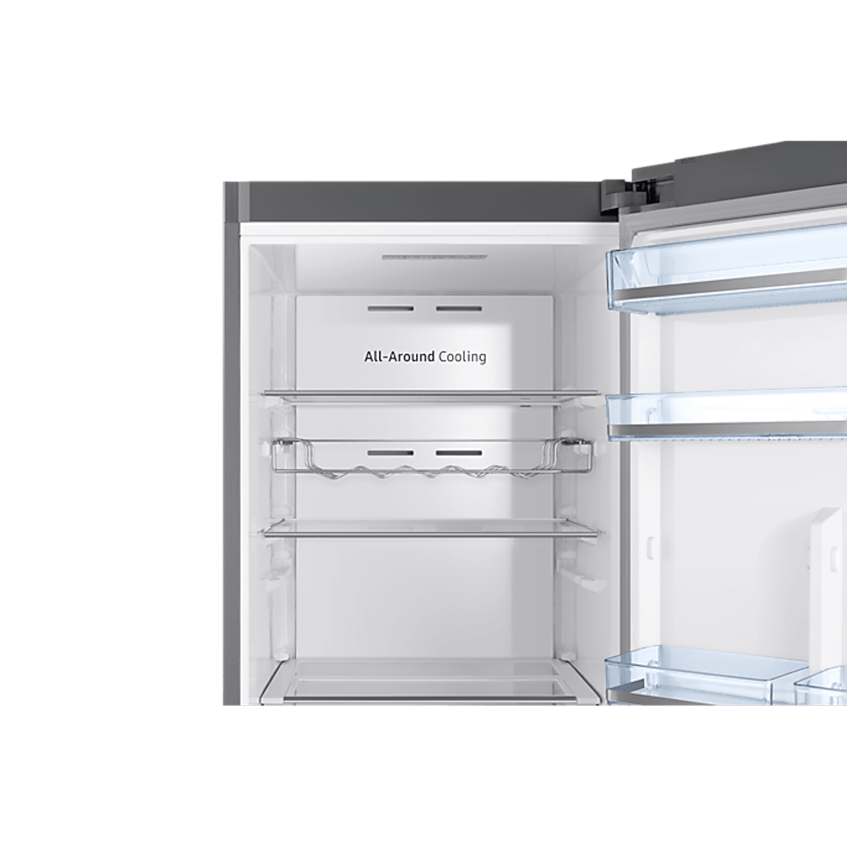 387L 1 Door Fridge All Around Cooling Refined Steel gallery detail image