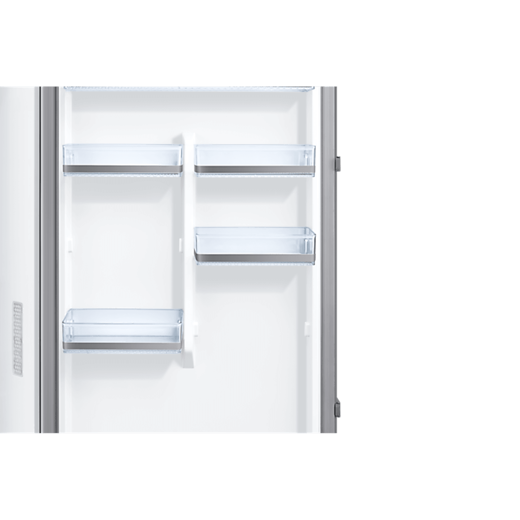 387L 1 Door Fridge All Around Cooling Refined Steel gallery detail image