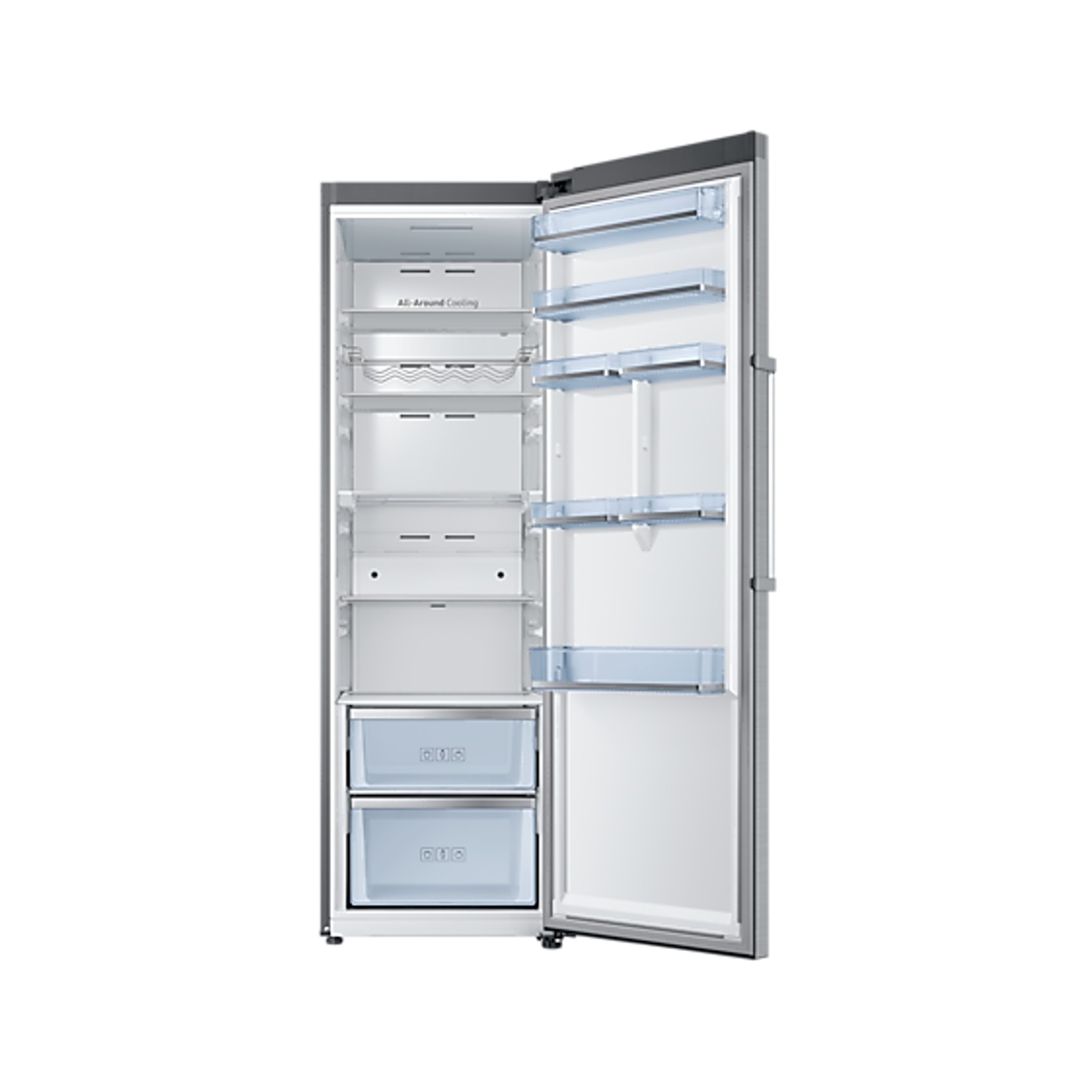 387L 1 Door Fridge All Around Cooling Refined Steel gallery detail image