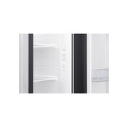 655L Side By Side Fridge All Around Cooling Matte Black gallery detail image