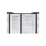 655L Side By Side Fridge All Around Cooling Matte Black gallery detail image