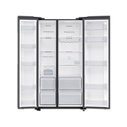 655L Side By Side Fridge All Around Cooling Matte Black gallery detail image