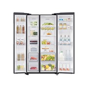 655L Side By Side Fridge All Around Cooling Matte Black gallery detail image