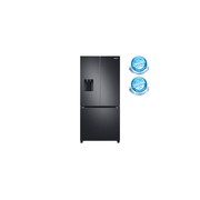 495L French Door Refrigerator Matte Black gallery detail image