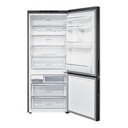 427L Bottom Mount Fridge All Around Cooling Matte Black gallery detail image