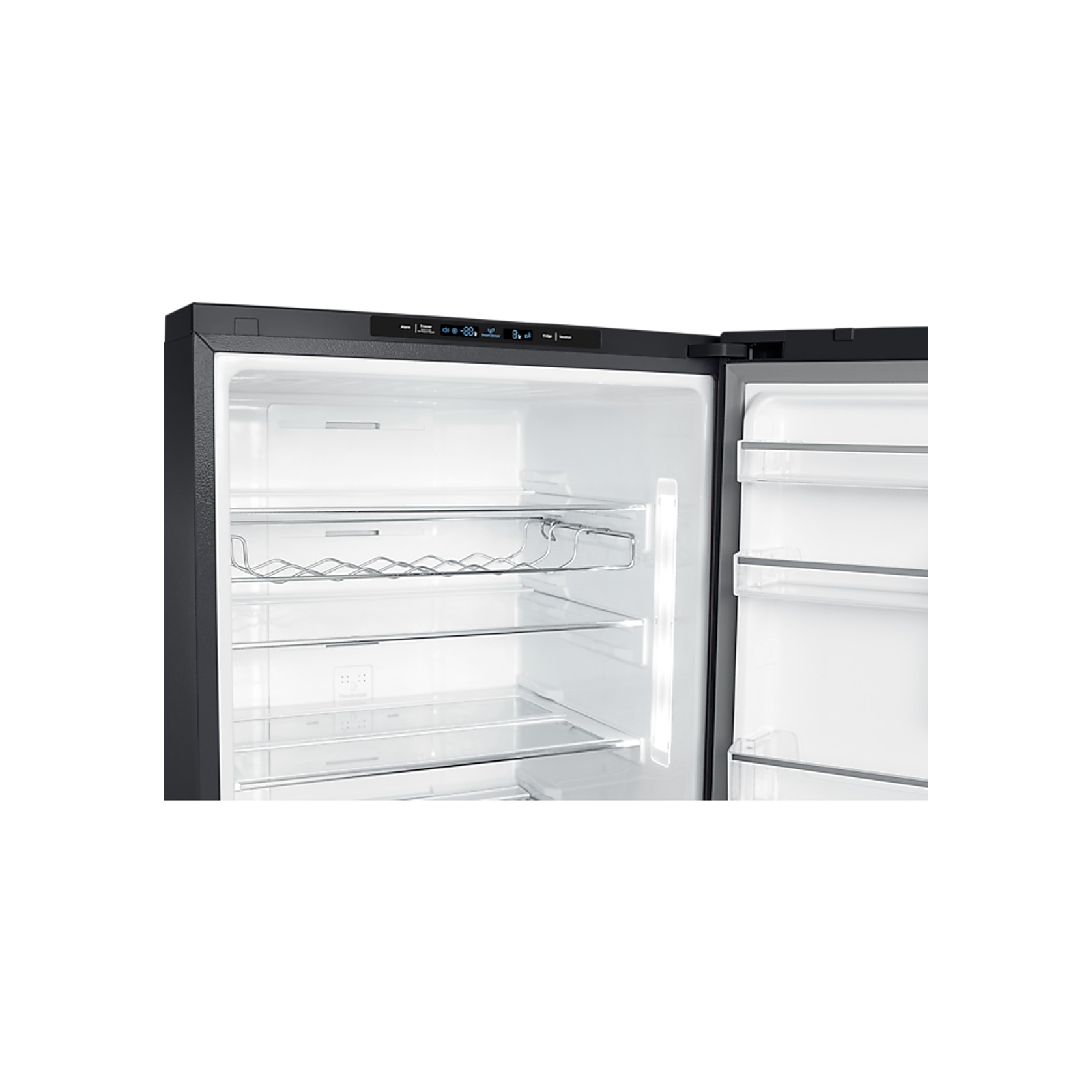 427L Bottom Mount Fridge All Around Cooling Matte Black gallery detail image