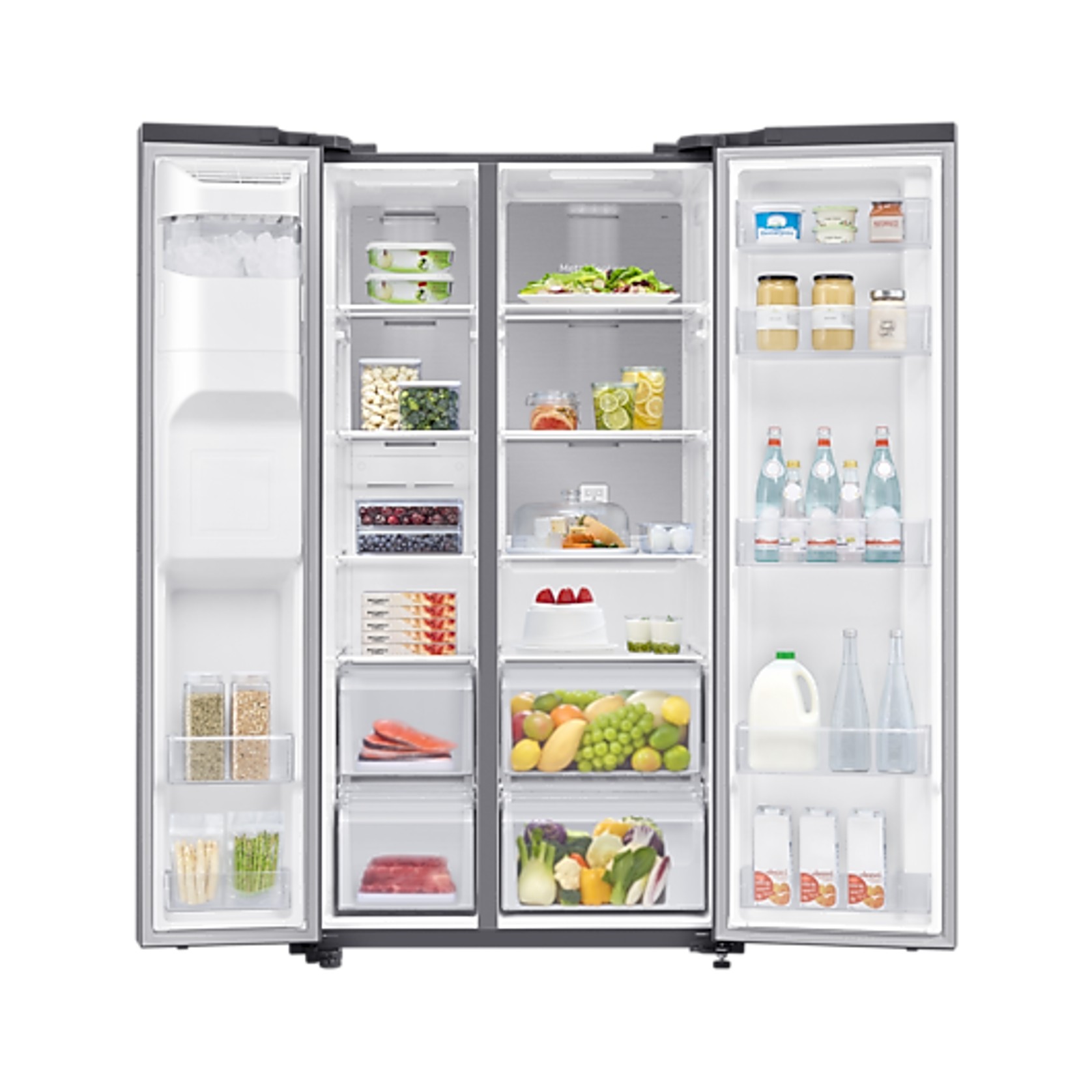 635L Side By Side Fridge All Around Cooling/Metal gallery detail image