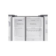 635L Side By Side Fridge All Around Cooling Matte Silver gallery detail image