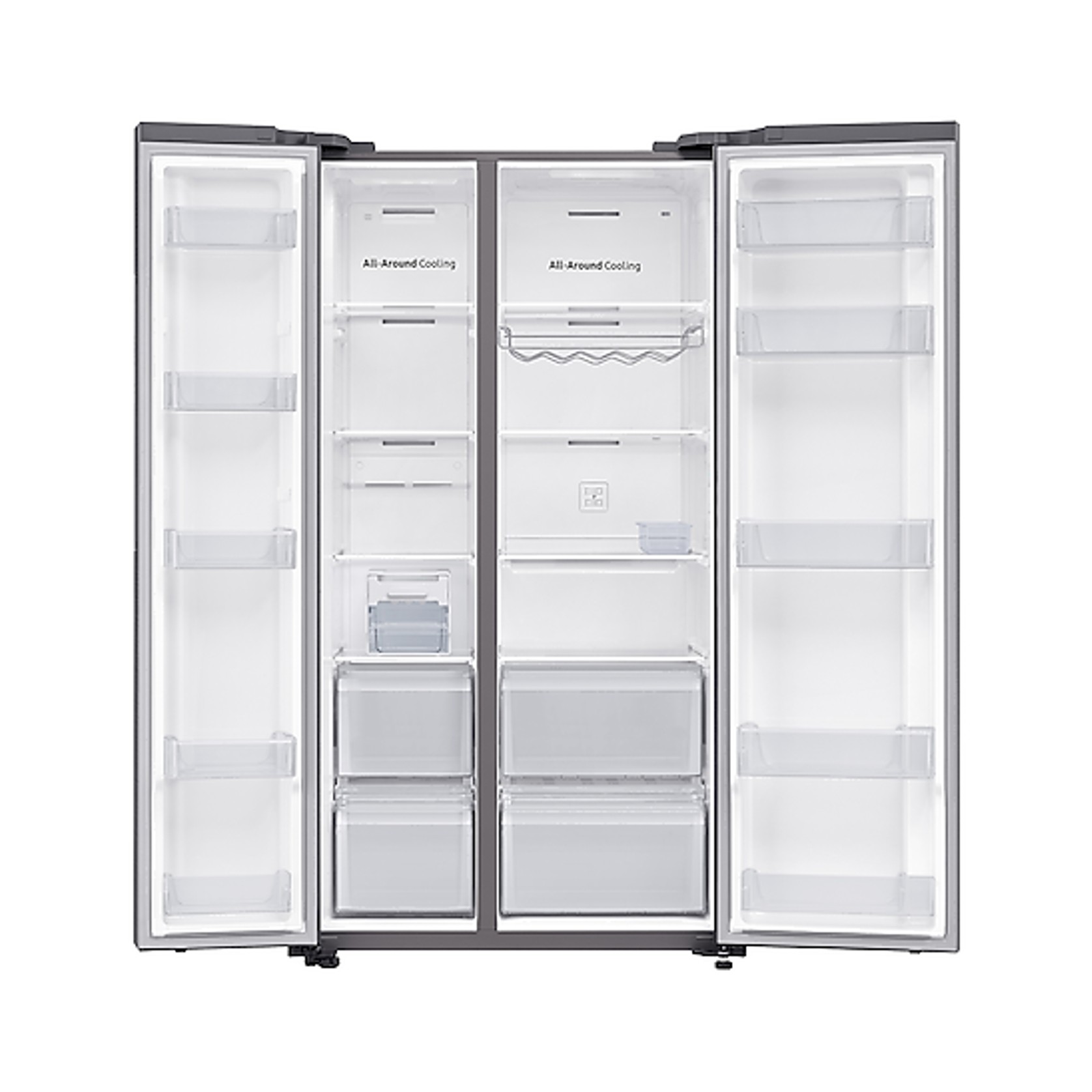 655L Side By Side Fridge All Around Cooling Matte Silver gallery detail image