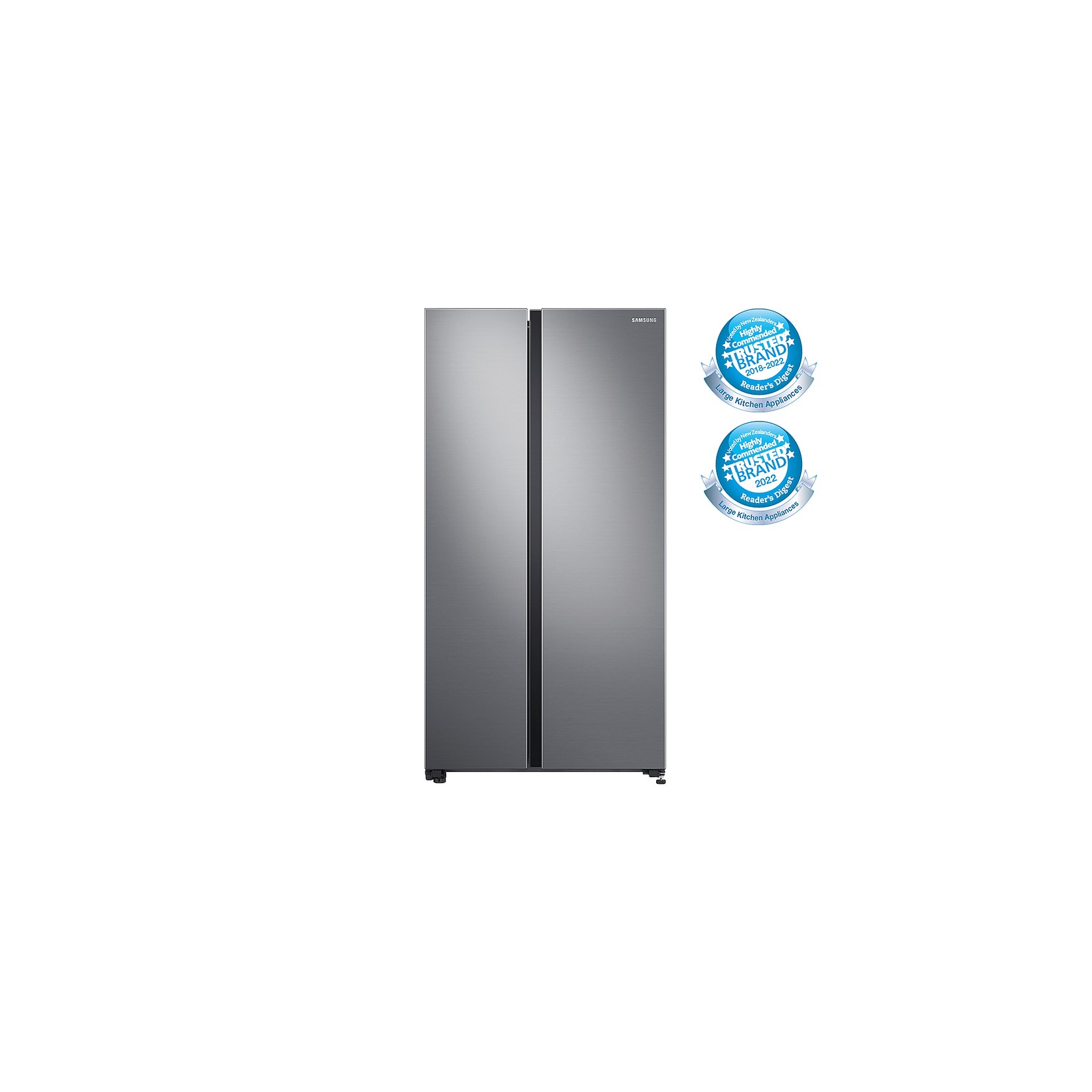 655L Side By Side Fridge All Around Cooling Matte Silver gallery detail image