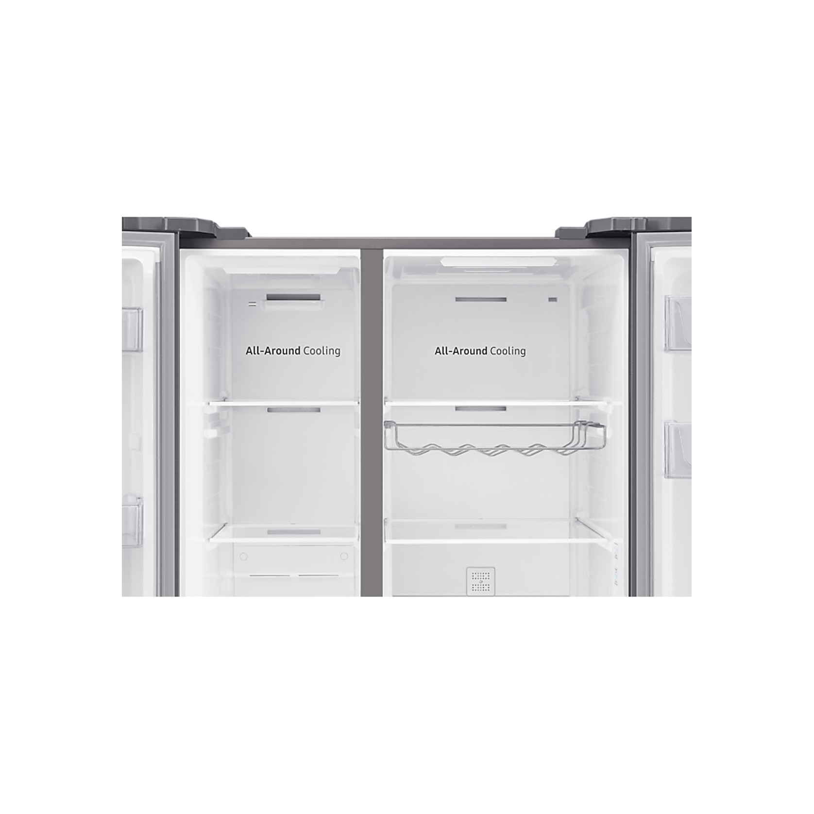 655L Side By Side Fridge All Around Cooling Matte Silver gallery detail image