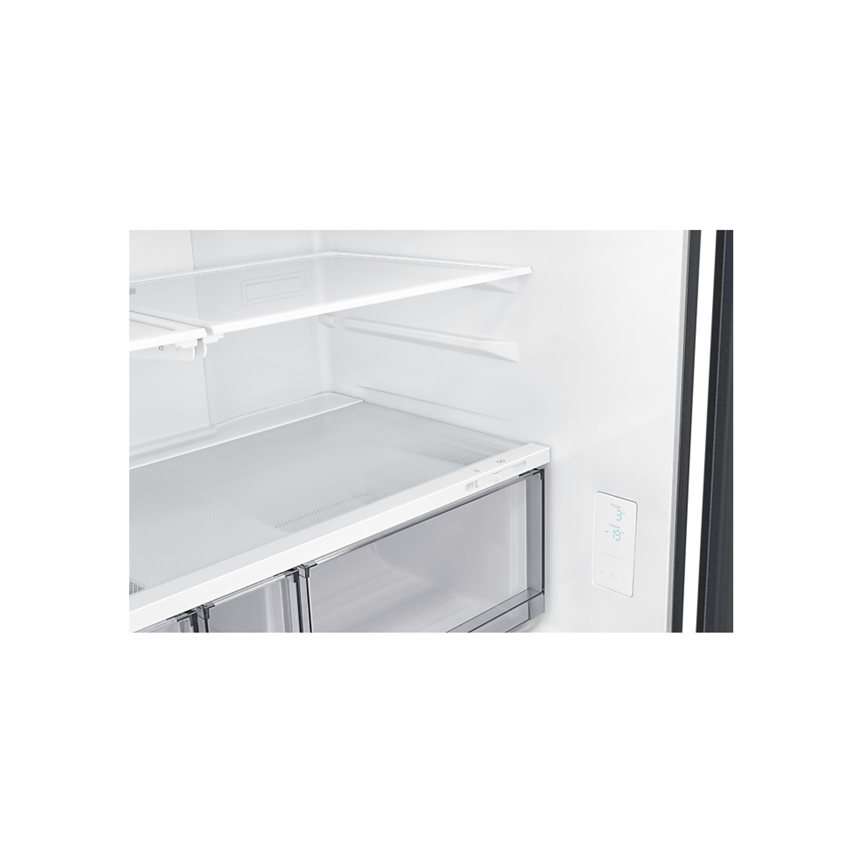 649L French Door Fridge Matte Black gallery detail image