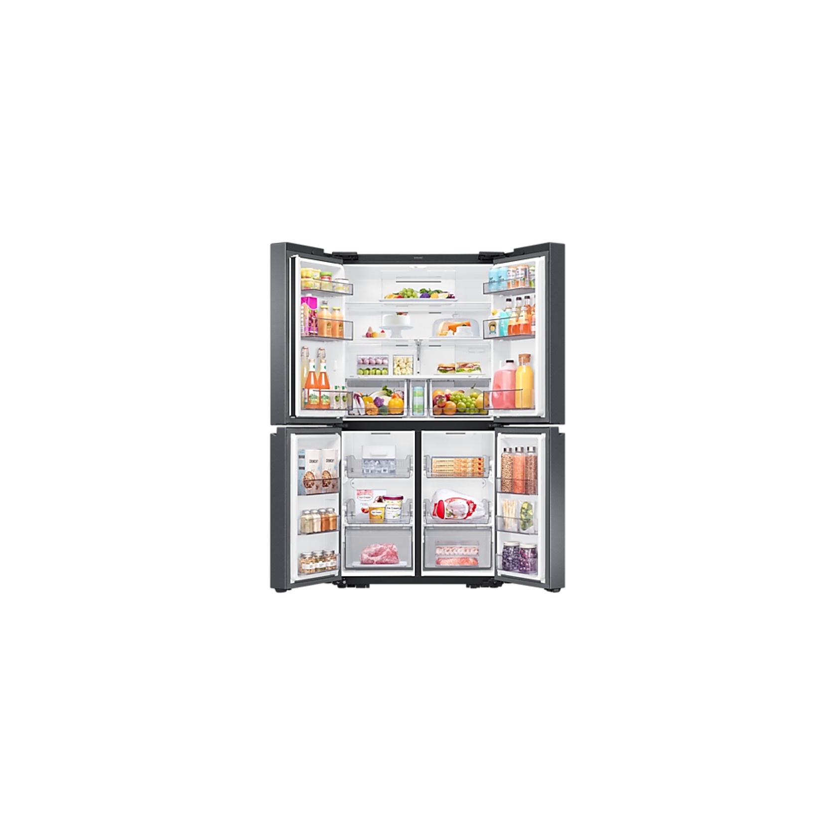 649L French Door Fridge Matte Black gallery detail image