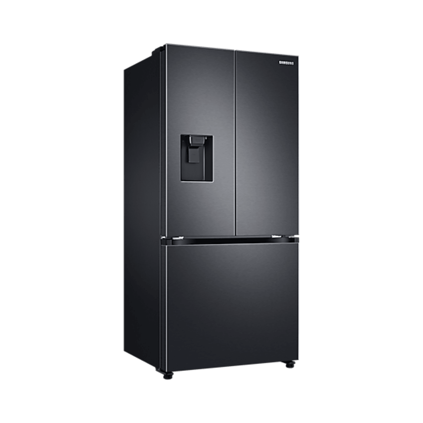 495L French Door Refrigerator Matte Black gallery detail image
