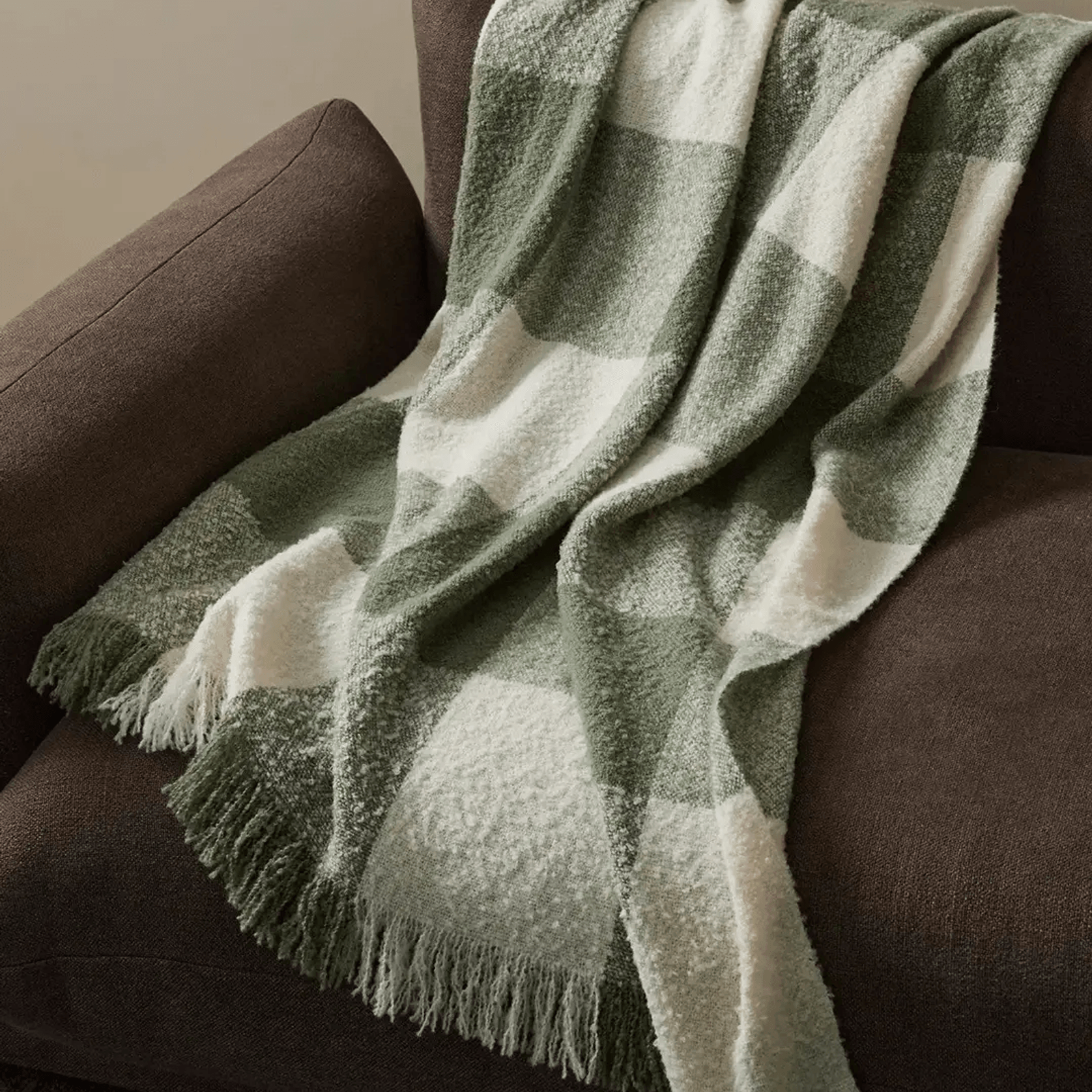 Weave Home Havelock Throw Blanket - Spruce | NZ Made gallery detail image