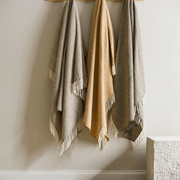 Baya Martinborough Throw - Ochre | Pure NZ Wool gallery detail image