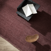 Baya Sandringham 100% NZ Wool Rug - Merlot gallery detail image