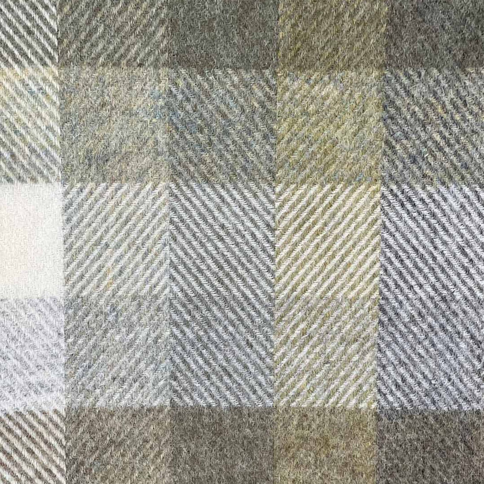 NZ Wool Throw - Woodale - Olive | 100% Pure Wool gallery detail image
