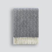 Baya Lana Throw Blanket - Navy | 100% NZ Wool gallery detail image