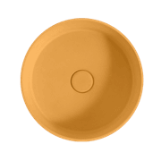 Sol' Round 390mm Concrete Basin Ochre gallery detail image
