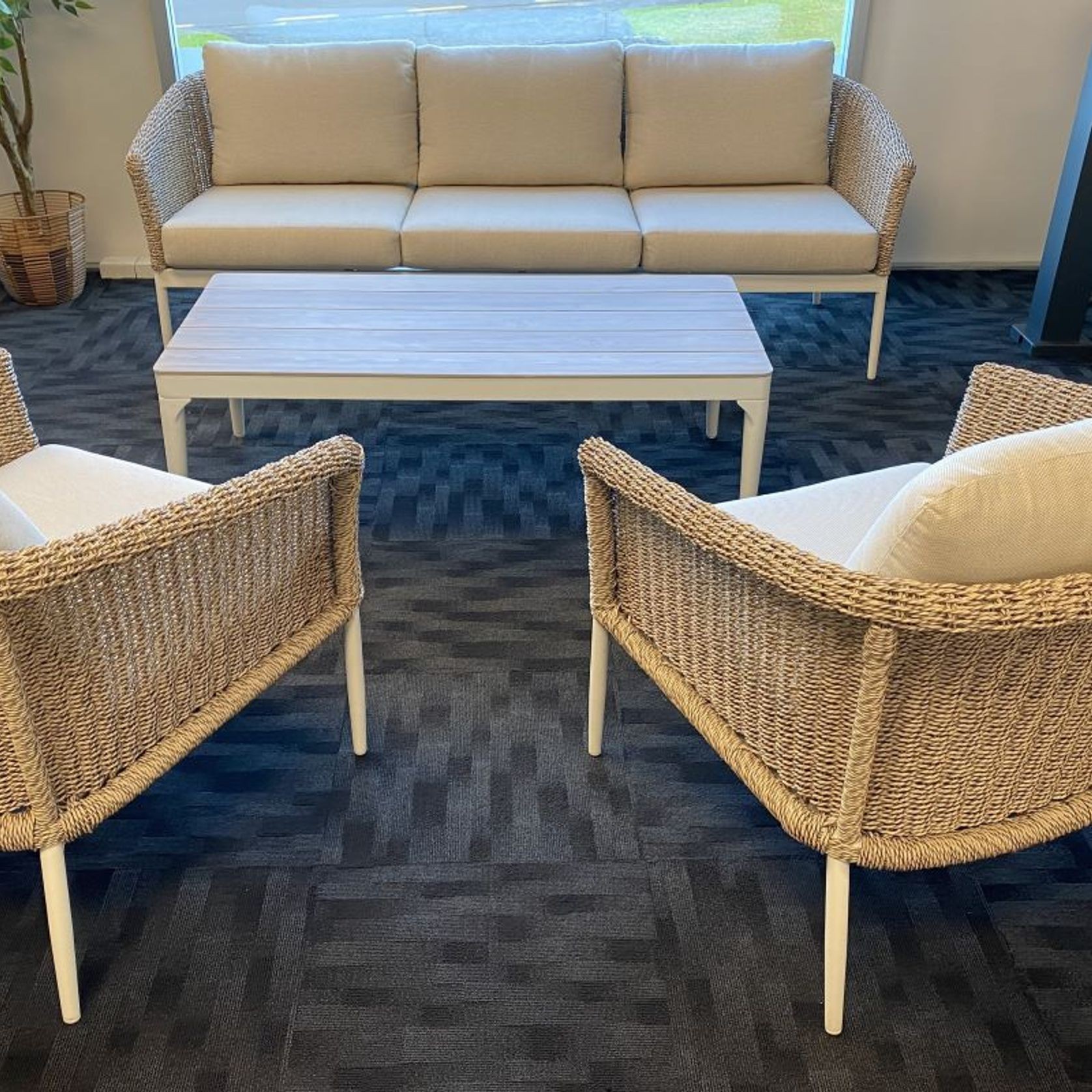 Ohope 4pc Rattan Outdoor Lounge Set gallery detail image