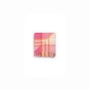 Ruanui Station Lambswool Throw - Okahu Orange Check gallery detail image