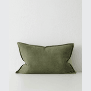 Weave Home Fiore Cushion - Olive | Square and Lumbar gallery detail image