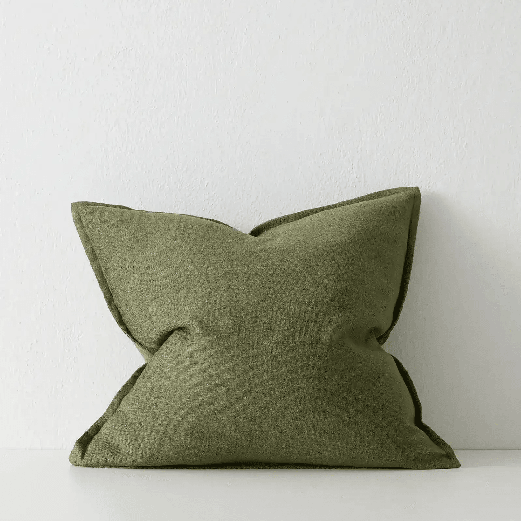 Weave Home Fiore Cushion - Olive | Square and Lumbar gallery detail image